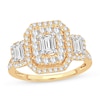 Thumbnail Image 1 of Diamond Ring 1-1/2 ct tw Emerald-cut 14K Yellow Gold