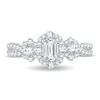 Thumbnail Image 3 of Diamond Engagement Ring 1-1/6 ct tw Emerald-cut 14K White Gold