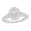 Thumbnail Image 1 of Diamond Engagement Ring 1-1/4 ct tw Oval 14K White Gold
