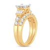 Thumbnail Image 1 of Diamond Bridal Set 2 ct tw Round/Princess/Baguette 14K Yellow Gold