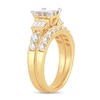 Thumbnail Image 2 of Diamond Bridal Set 2 ct tw Round/Princess/Baguette 14K Yellow Gold