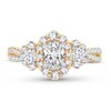 Diamond Ring 1-1/3 ct tw Oval 14K Yellow Gold
