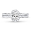 Thumbnail Image 3 of Diamond Engagement Ring 1 ct tw Oval 14K White Gold