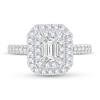 Thumbnail Image 3 of Diamond Engagement Ring 1 ct tw Emerald-cut 14K White Gold