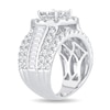 Thumbnail Image 1 of Diamond Engagement Ring 4 ct tw Round/Princess/Baguette 14K White Gold