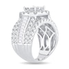 Thumbnail Image 2 of Diamond Engagement Ring 4 ct tw Round/Princess/Baguette 14K White Gold
