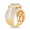 Thumbnail Image 1 of Diamond Ring 4 ct tw Round/Princess/Baguette 14K Yellow Gold