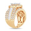 Thumbnail Image 2 of Diamond Ring 4 ct tw Round/Princess/Baguette 14K Yellow Gold