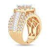 Thumbnail Image 1 of Diamond Ring 4 ct tw Round/Princess/Baguette 14K Yellow Gold