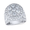 Thumbnail Image 0 of Diamond Engagement Ring 5 ct tw Round/Baguette 14K White Gold