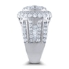 Thumbnail Image 2 of Diamond Engagement Ring 5 ct tw Round/Baguette 14K White Gold