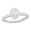Thumbnail Image 0 of Diamond Engagement Ring 3/4 ct tw Round/Oval 14K White Gold