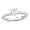 Thumbnail Image 1 of Diamond Engagement Ring 7/8 ct tw Round/Oval 14K White Gold