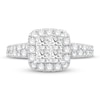Thumbnail Image 3 of Diamond Engagement Ring 1-1/2 ct tw Round/Princess 14K White Gold