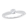 Thumbnail Image 1 of Diamond Engagement Ring 1/2 ct tw Round 14K White Gold