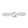 Thumbnail Image 3 of Diamond Engagement Ring 1/2 ct tw Round 14K White Gold