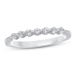 Diamond Anniversary Ring 1/4 ct tw Round 14K White Gold