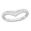Thumbnail Image 1 of Diamond Contour Ring 1/3 ct tw Round 14K White Gold