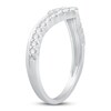 Thumbnail Image 2 of Diamond Contour Ring 1/3 ct tw Round 14K White Gold