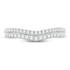 Thumbnail Image 3 of Diamond Contour Ring 1/3 ct tw Round 14K White Gold