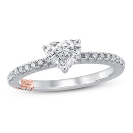 Pnina Tornai My Everything Diamond Engagement Ring 1 ct tw Heart/Round 14K White Gold