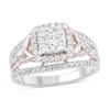 Thumbnail Image 1 of Diamond Engagement Ring 1 ct tw Round 10K Two-Tone Gold
