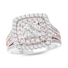 Thumbnail Image 1 of Diamond Engagement Ring 1-1/2 ct tw Round 10K Two-Tone Gold