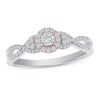 Thumbnail Image 1 of Diamond Engagement Ring 1/3 ct tw Round 14K Two-Tone Gold