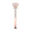 Thumbnail Image 3 of Diamond Ring 3/4 ct tw Round 14K Rose Gold