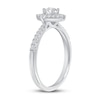 Thumbnail Image 1 of Diamond Engagement Ring 1/2 ct tw Round 14K White Gold