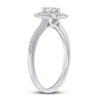 Thumbnail Image 1 of Diamond Engagement Ring 1/2 ct tw Round 14K White Gold