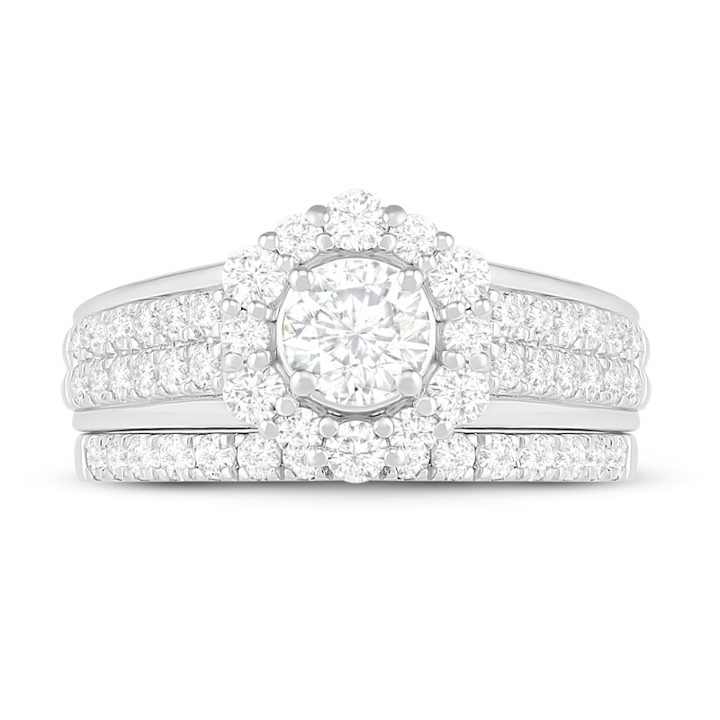 Main Image 2 of Diamond Bridal Set 1 ct tw Round 14K White Gold