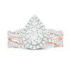 Thumbnail Image 2 of Diamond Bridal Set 3/4 ct tw Round 14K Rose Gold