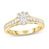 Thumbnail Image 1 of Diamond Ring 1/2 ct tw Round 14K Yellow Gold