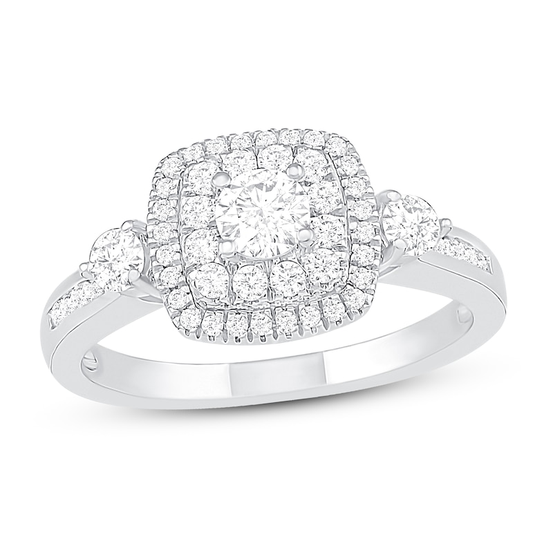 Diamond Engagement Ring 3/4 ct tw Round 14K White Gold | Jared