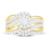 Thumbnail Image 2 of Diamond Bridal Set 7/8 ct tw Round 14K Yellow Gold