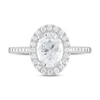 Thumbnail Image 3 of Diamond Engagement Ring 1-1/2 ct tw Oval/Round 18K White Gold
