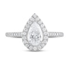 Thumbnail Image 3 of Diamond Engagement Ring 1-1/5 ct tw Pear-shaped 18K White Gold