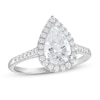 Thumbnail Image 1 of Diamond Engagement Ring 1-1/2 ct tw Pear-shaped 18K White Gold
