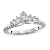 Thumbnail Image 1 of Diamond Anniversary Ring 3/8 ct tw Round 14K White Gold