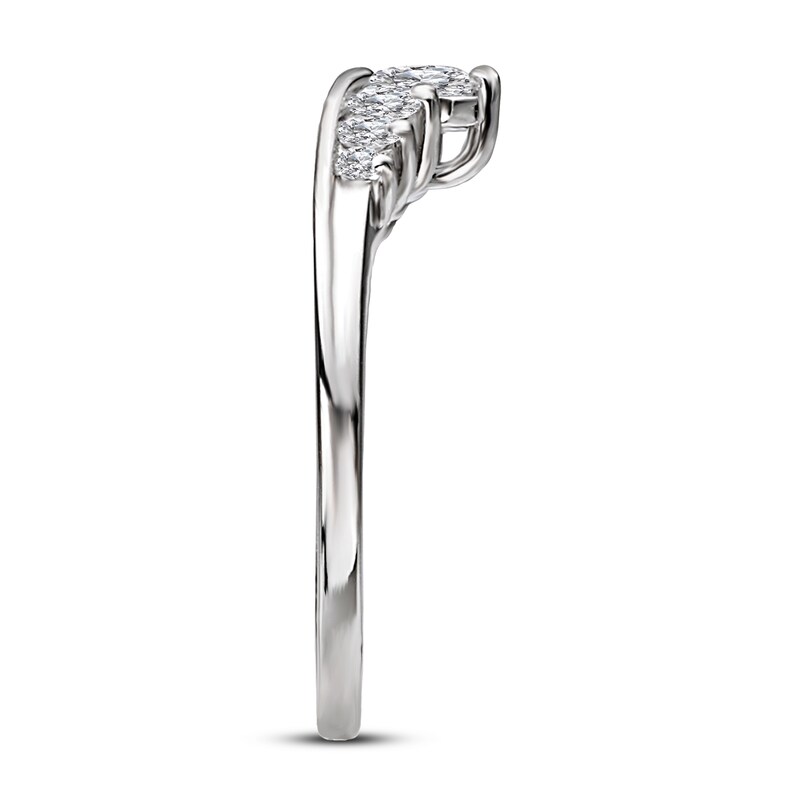 Main Image 3 of Diamond Anniversary Ring 3/8 ct tw Round 14K White Gold
