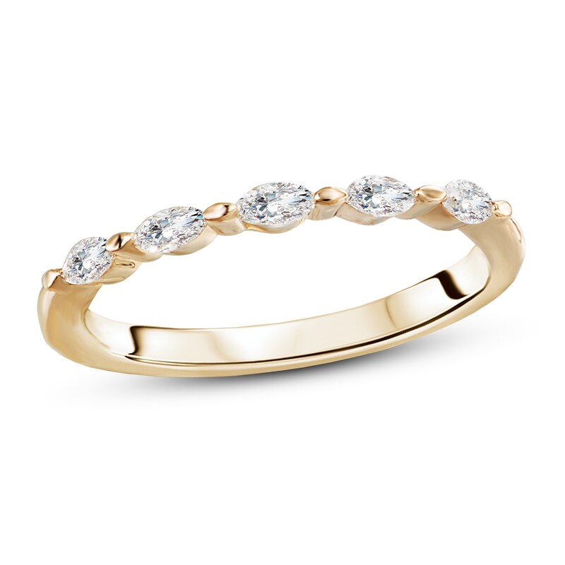 Diamond Anniversary Ring 1/4 ct tw Round 14K Yellow Gold