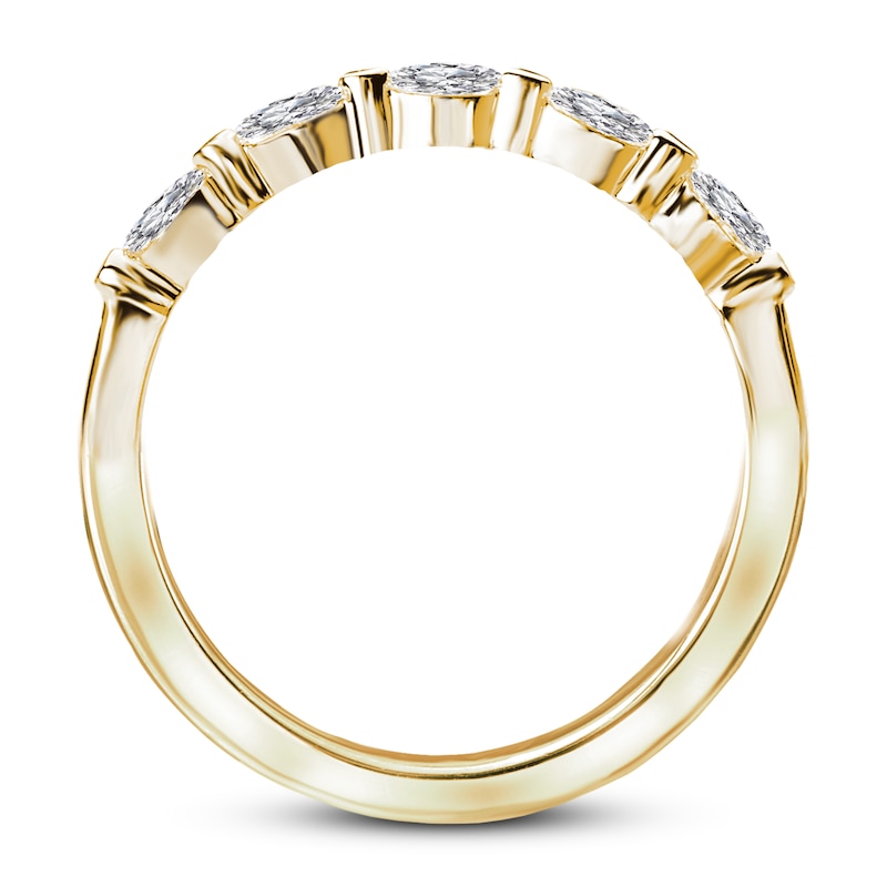 Diamond Anniversary Ring 1/4 ct tw Round 14K Yellow Gold