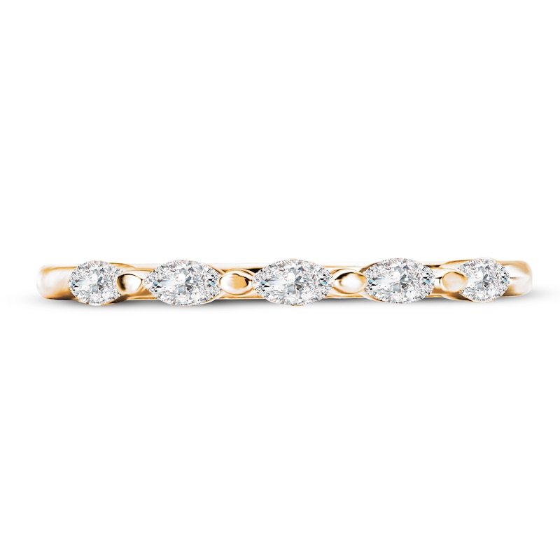 Diamond Anniversary Ring 1/4 ct tw Round 14K Yellow Gold