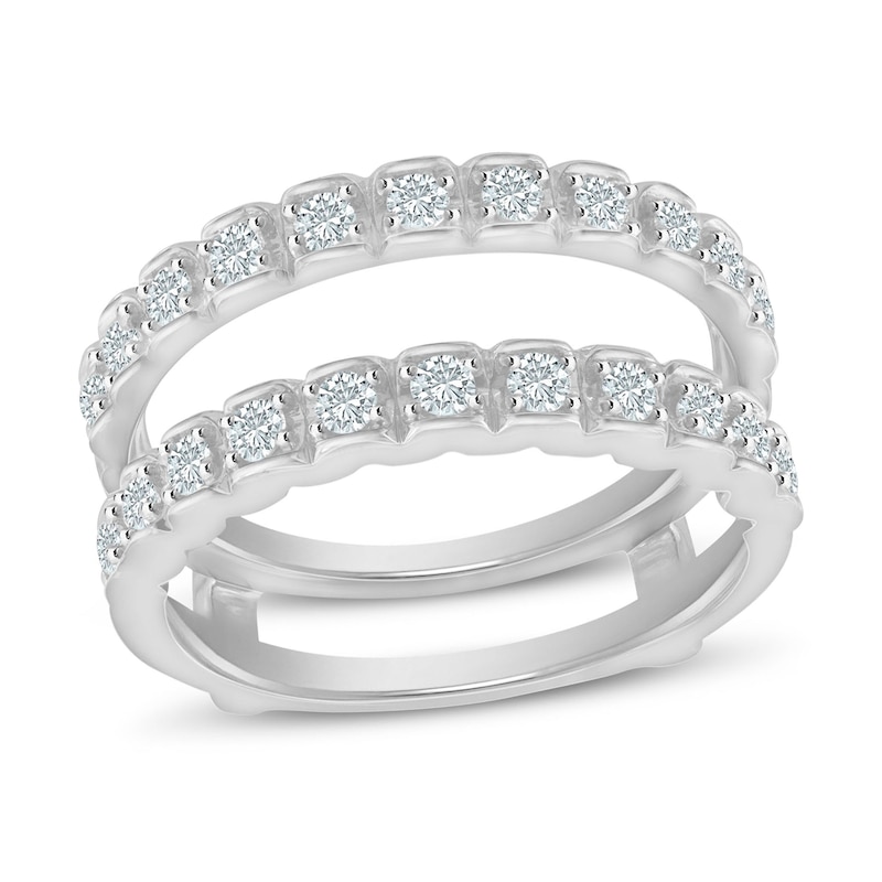 Main Image 1 of Diamond Enhancer Ring 5/8 ct tw Round 14K White Gold