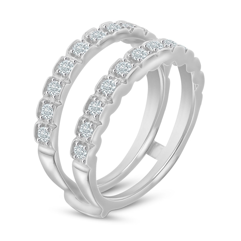 Main Image 2 of Diamond Enhancer Ring 5/8 ct tw Round 14K White Gold