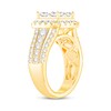 Thumbnail Image 2 of Diamond Engagement Ring 3 ct tw Princess/Round 14K Yellow Gold