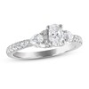 Thumbnail Image 1 of Diamond Engagement Ring 1 ct tw Pear-shaped/Oval 14K White Gold