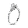 Thumbnail Image 2 of Diamond Engagement Ring 1 ct tw Pear-shaped/Oval 14K White Gold