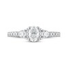 Thumbnail Image 3 of Diamond Engagement Ring 1 ct tw Pear-shaped/Oval 14K White Gold